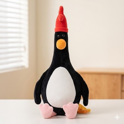 WALLACE & GROMIT - FEATHERS MCGRAW 30cm PLUSH BRAND NEW WITH TAGS SOFT TOY