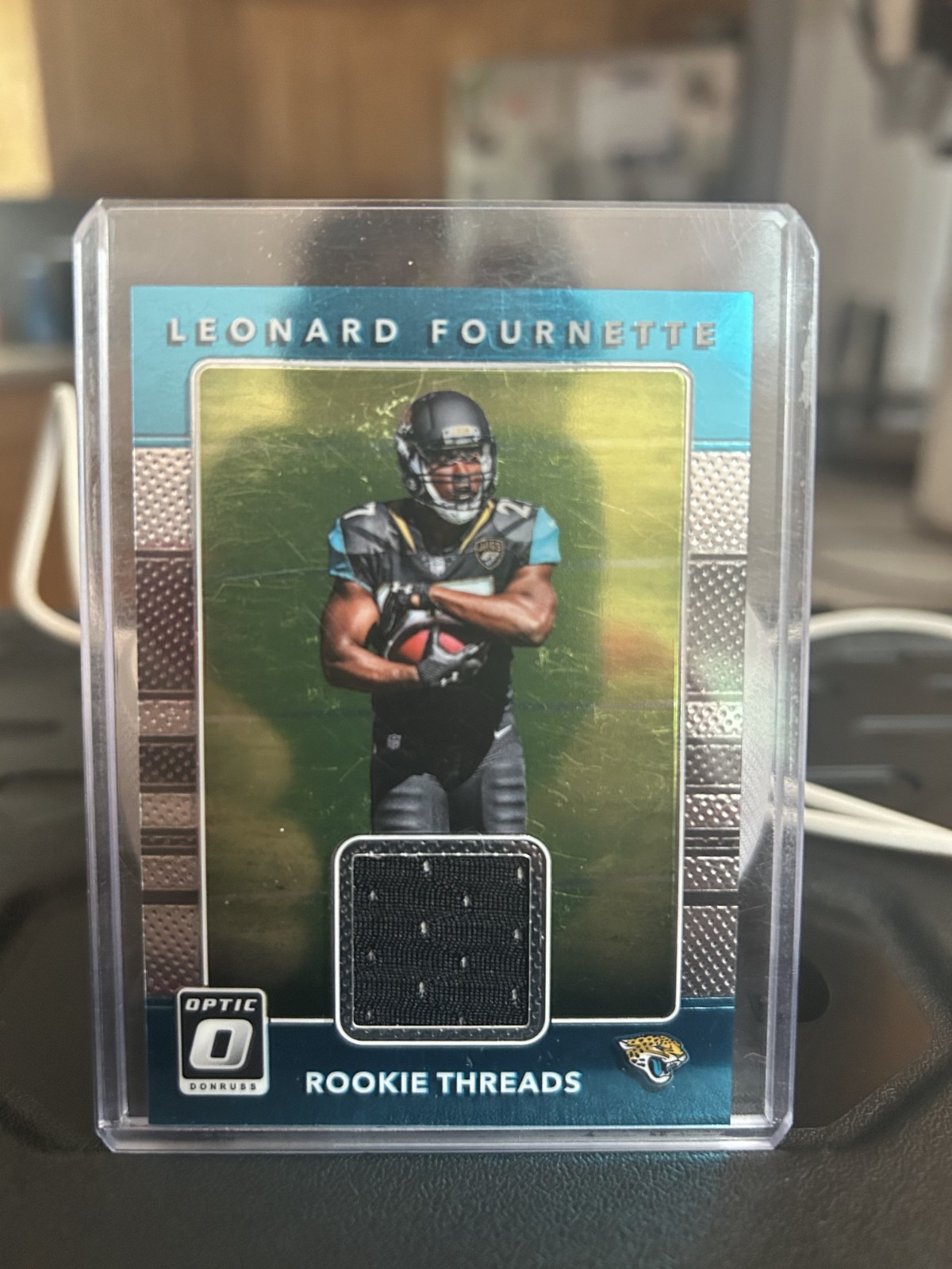 Leonard Fournette Panini Donruss Optic Rookie Threads #2 Base