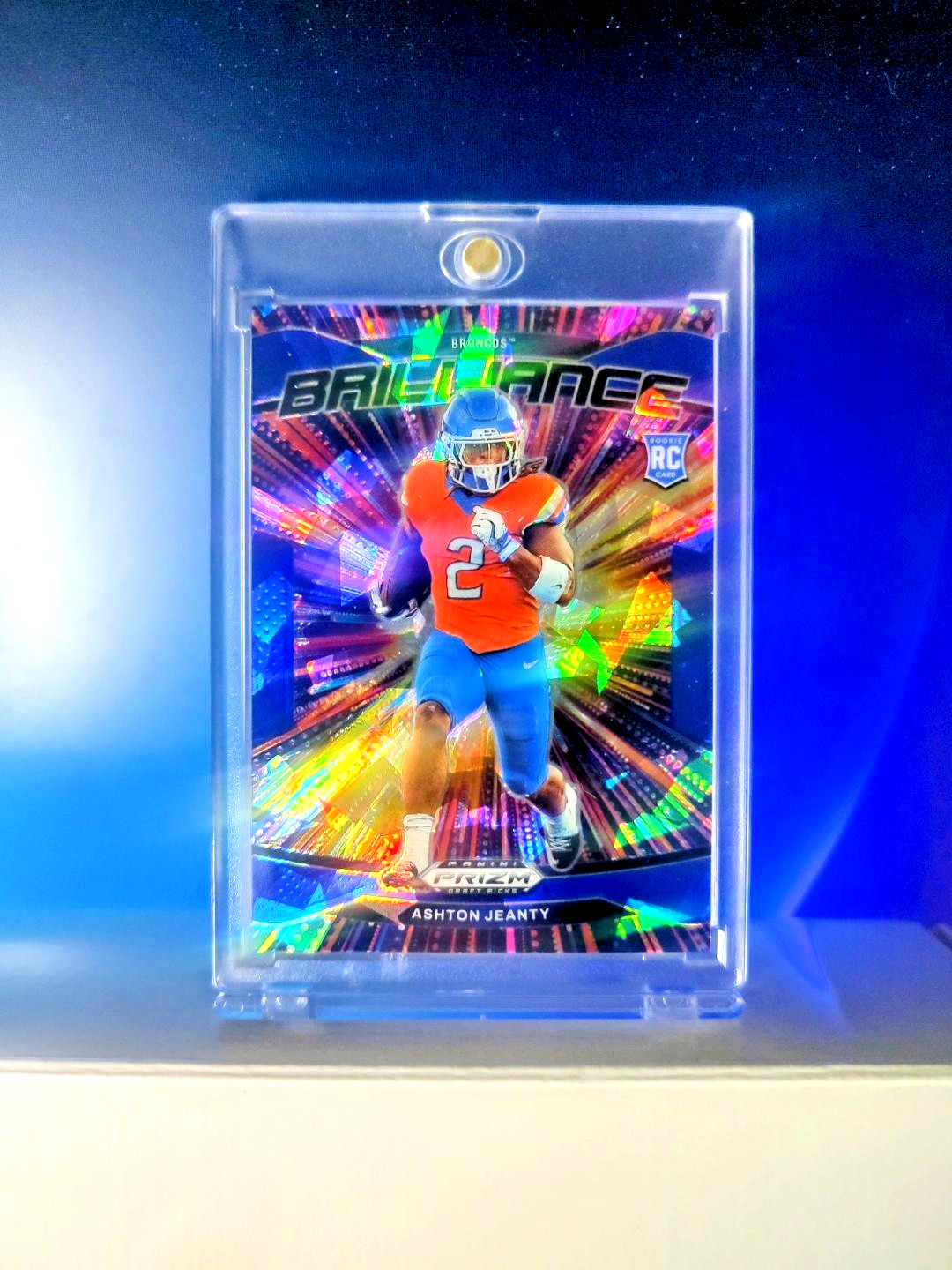 2025 Panini Prizm Draft Picks Ashton Jeanty Brilliance Blue Ice Prizm (RC) /149