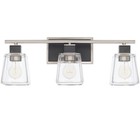 Capital 125231BT-445 Tux Vanity, 3-Light 300 Total Watts, Black Tie