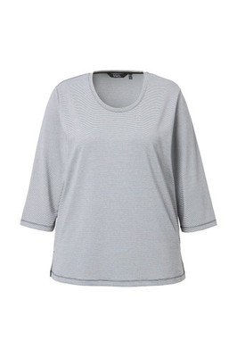 Ulla Popken Damen große Größen T Shirt Ziernähte Rundhals Halbarm 832390
