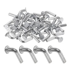 100 Pack Pallet Rack Drop Pin, 0.81x0.23 Inch Round Head J Bolt Universal Pins