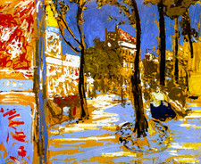 Edouard Vuillard Boulevard des Batignolles 1910 Fine Art Print 17"x22"