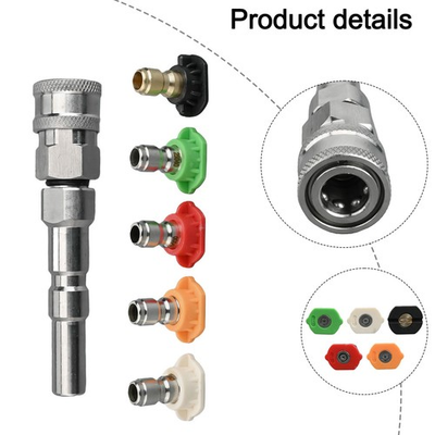 #ad Stainless Steel Quick Connect 14 Inch Adapter for Nilfisk Pressure Washers $22.83