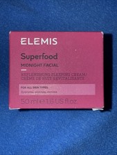 ELEMIS Superfood Midnight Facial Nourishing Sleeping Cream 50ml NIB