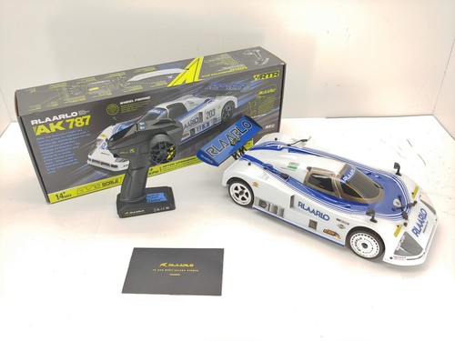 RLAARLO AK787 Super Speed 1/10 4x4 RC Car 2.4GHz White/Blue - Imagen 1 de 21