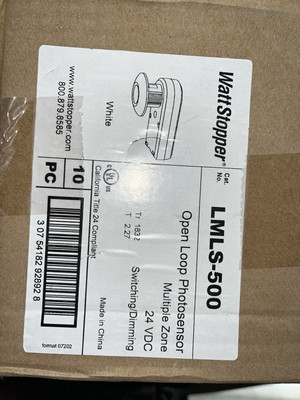 WATT STOPPER LMLS-500 Open Loop Photosensor Occupancy Sensor