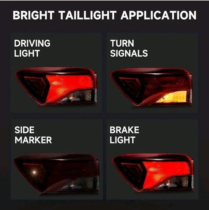 Conjunto de luces traseras compatibles con Chevy Trailblazer 2021-2025 - Lámpara trasera izquierda... Foto 3 de 4