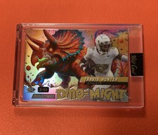 2024 Travis Hunter Pre RC Wild Card Dino Might Triceratops /12 Sealed NFL Rookie. rookie card picture