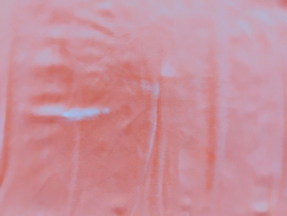 3 YARDS JB MARTIN VELVETS CARMEN #3952 CORAL PEACH/SALMON VELVET FURNTURE FABRIC - Image 4 of 4