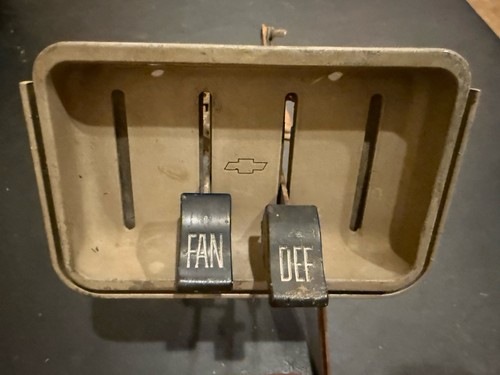 1960-1963 Chevy Truck HEATER CONTROLS 1961 1962 Pickup Apache 60-63 BOWTIE