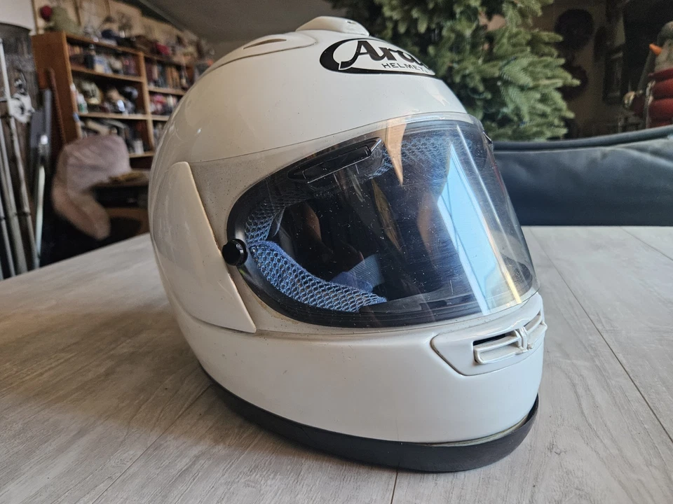 💥Casco Arai Full Face CLC RX-7RR3 RIII DOT SNELL BLANCO Talla GRANDE Foto 2 de 4