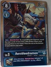 AeroVeedramon BT11-029 SR Digimon TCG Card NM