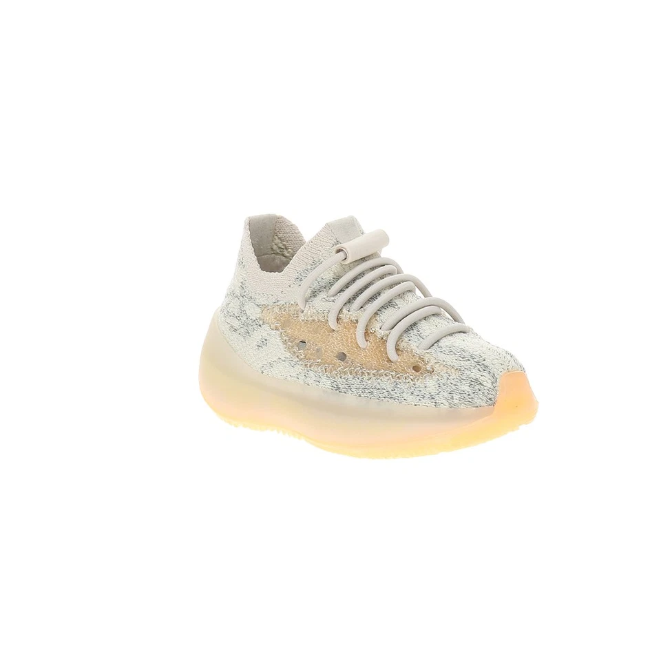 Adidas Yeezy Boost 380 Sin Cordones Infantiles Niños Off White, Rosa Tenis Informales Zapatos Foto 2 de 4