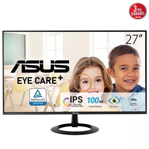 ASUS VZ27EHFputer monitor 68.6 cm (27inch) 1920 x 1080 pixels Full HD LCD Black - Picture 8 of 12