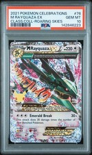 M Rayquaza EX 76 Celebrations Classic Collection Pokemon PSA 10