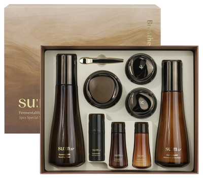 SU:M37 Fermentalift Anti Aging Hautpflege Geschenkset 8 Artikel Feuchtigkeits...
