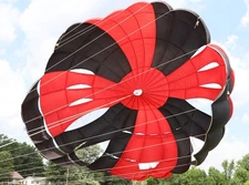 Pioneer PARA-COMMANDER Mark1 round vintage sport skydiving parachute canopy 1970