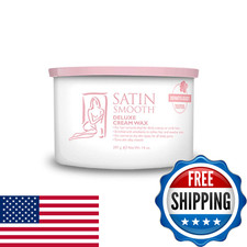 Satin Smooth Deluxe Cream Hair Removal Wax - Soft Wax For Face Body