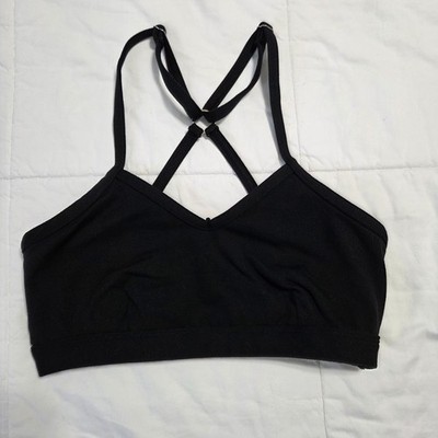 Bombshell Sportswear Pumped Sports Bra color black size small Excellent