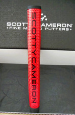 Scotty Cameron Matador Putter Grip Large Oversize Red w/ Black Letters Brand New