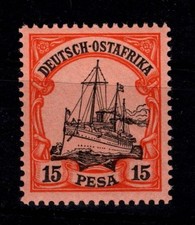 Deutsche Kolonien Ostafrika 15 postfrisch #DFS77