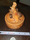 Vintage Indianapolis Motor Speedway MUSIC BOX spinning top, Ceramic Wind up  — photo 10