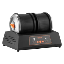 VEVOR Rock Tumbler Kit 8lbs Rock Polisher 4 Speeds 9-Day Timer with Adapter