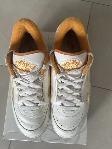Air Jordan 2 Retro Low Craft Sail/Melon Tint-Light Grey Gr. 44 US10