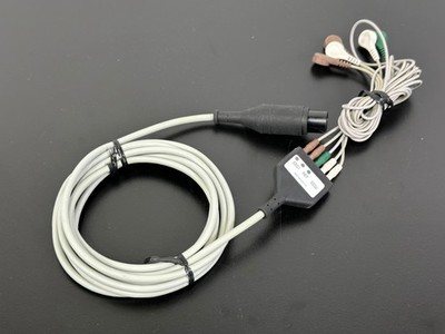 MECTA EEG Patient Lead Cable EEG1 REF EEG2 Part # 9010-0011-03
