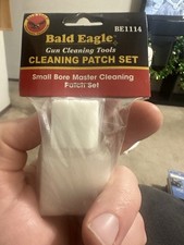 Bald Eagle Gun Cleaning Patches Small Bore, 75 1” Square Patches And 75 1.5”