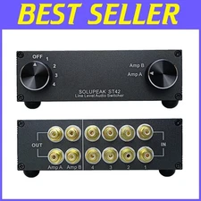 Quality 4 Input 2 Output Selector Box