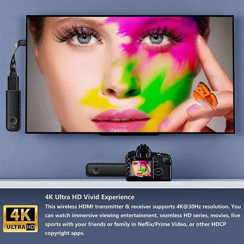 5Ghz WiFi Wireless Dongle HDMI Extender Video Transmitter Receiver PC To TV - Picture 13 of 20