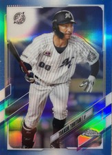 2021 Topps Chrome NPB #97 Takashi Toritani Blue Refractor #/150 Marines