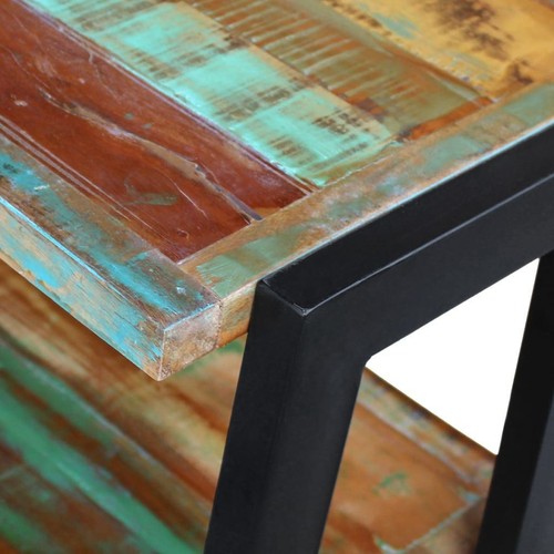 3 Shelves Wooden Sideboard Vintage Style Hallway Console Table Side Cabinet - Picture 7 of 8