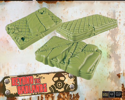 Ruined Mattresses (Raider Beds) - Post-Apocalyptic - 28 or 32mm - EC3D Designs -