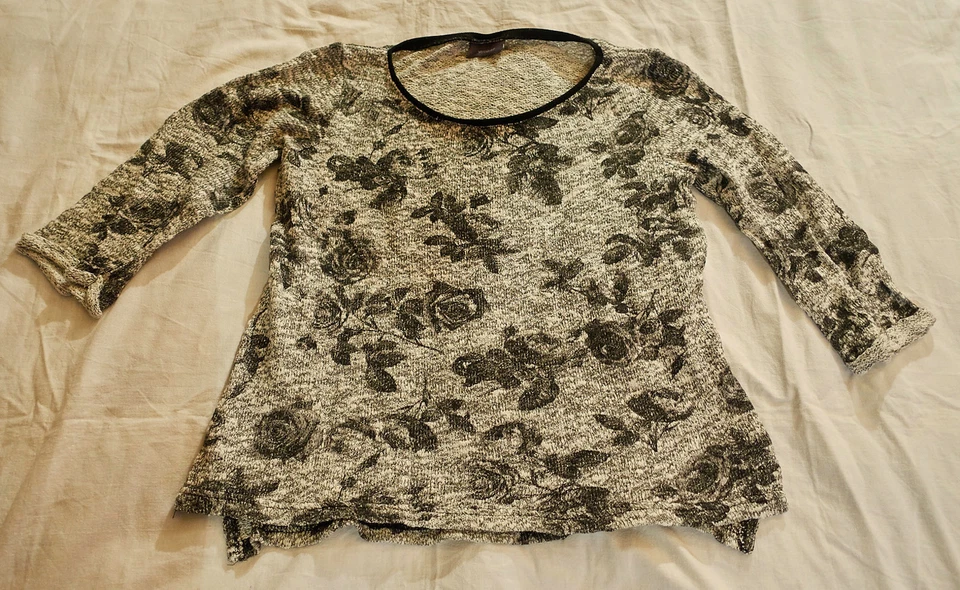 Damenpullover, Yessica, Gr. S, mehrfarbig, Mischgewebe, Rundhals, 3/4 Ärmel - Bild 1 von 1