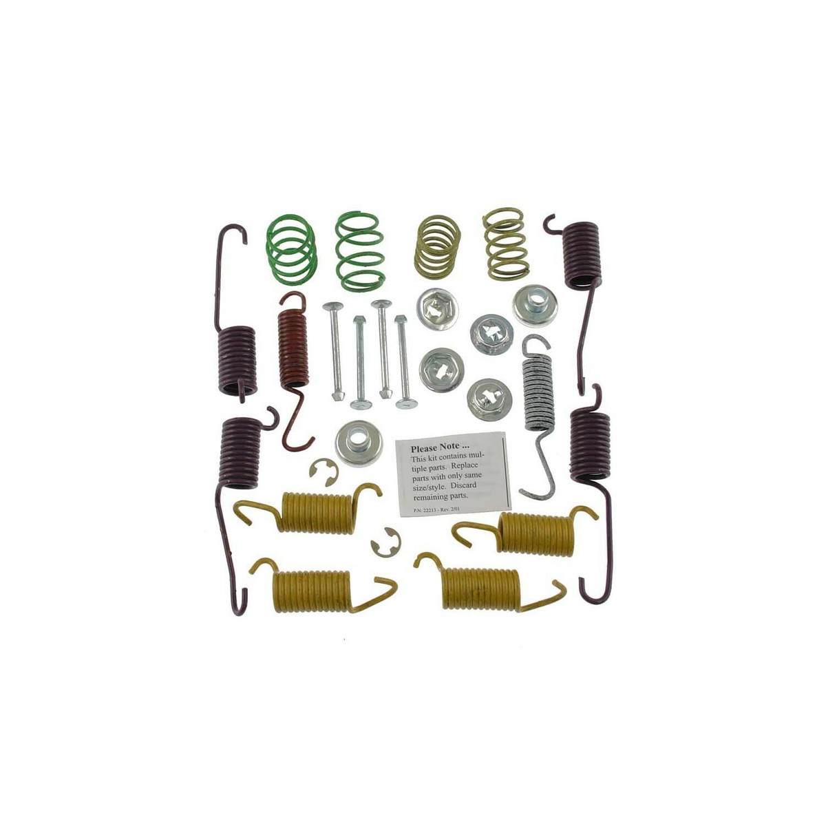 Centric Parts Rear Parking Brake Hardware Kit | 118.66010 - View #8