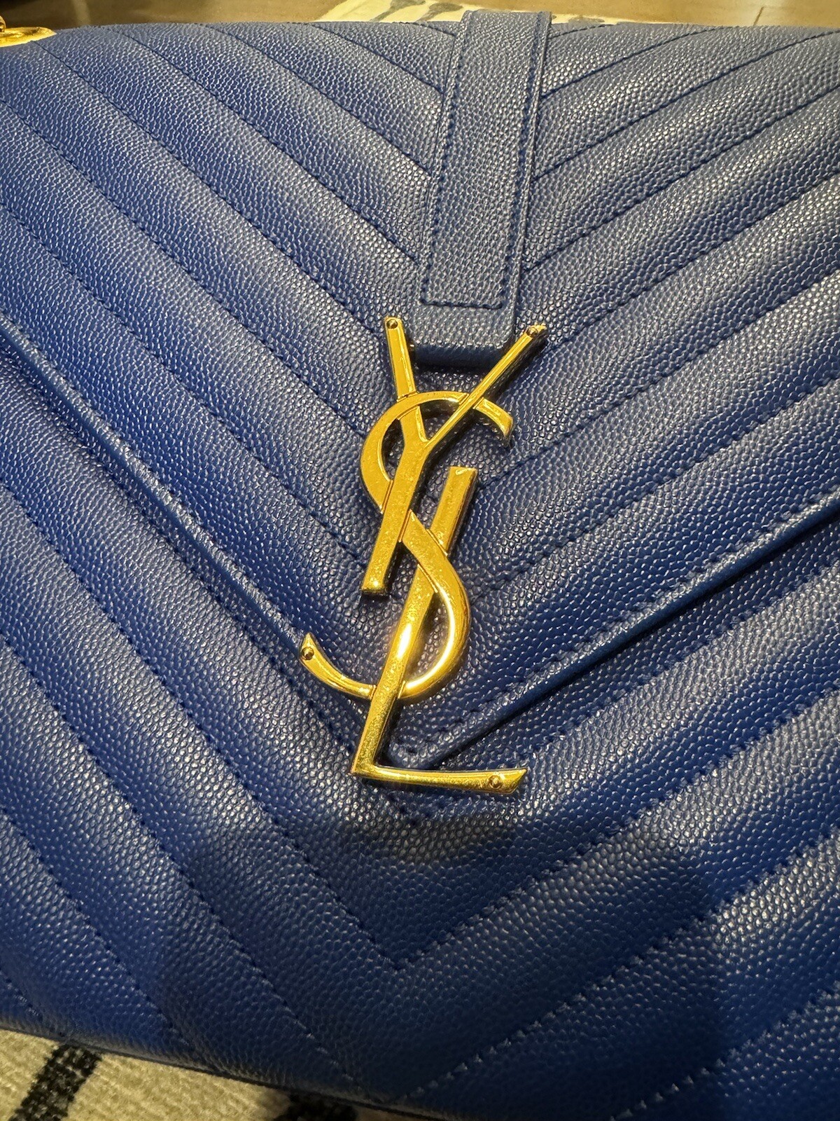 Borsa a cassandra Saint Laurent YSL blu