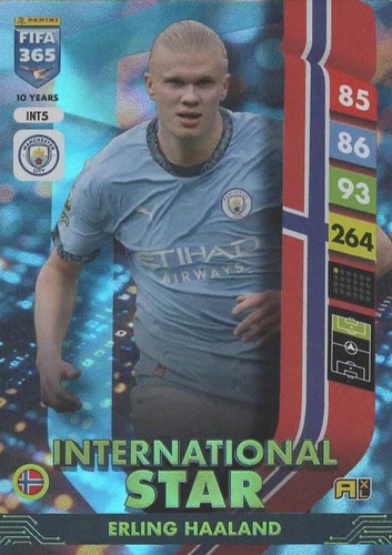 Panini Fifa 365 Adrenalyn XL 2025 Internation Star INT 1- INT24 Haaland / Mbappé - 第 9/28 張圖片