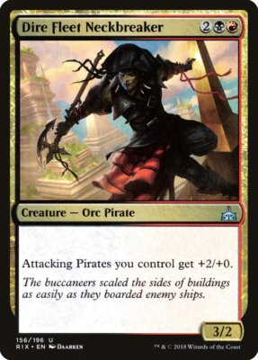 #ad Dire Fleet Neckbreaker Rivals of Ixalan Magic MTG $1.60