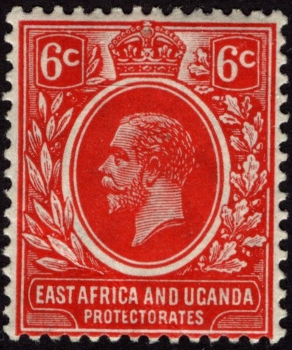 152146 East Africa & Uganda 1912 Stamp Scott #42 King George Wmk 3 Mint NH