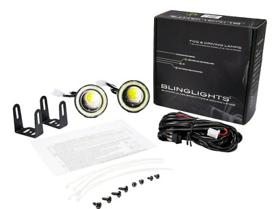 White LED Halo Angel Eye Fog Lamps Driving Light Kit for 2004-2007 White LED Halo Angel Eye Fog Lamps Driving Light Kit for 2004-2007
