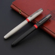 Jinhao 75 Metal Executive Fountain Pen, Fine Nib, Ink Converter, 3 Color Options