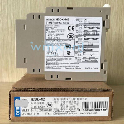 1PC New Original OMRON H3DK-M2 Multifunction Timer Relay H3DKM2 In Box