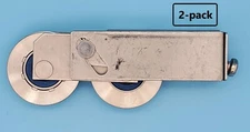 *2 PACK* 1-1/2" Tandem Stainless Steel Sliding Door Roller Prime-Line D1922