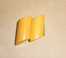 Art Deco Style Golden Butterscotch Bakelite Buckle