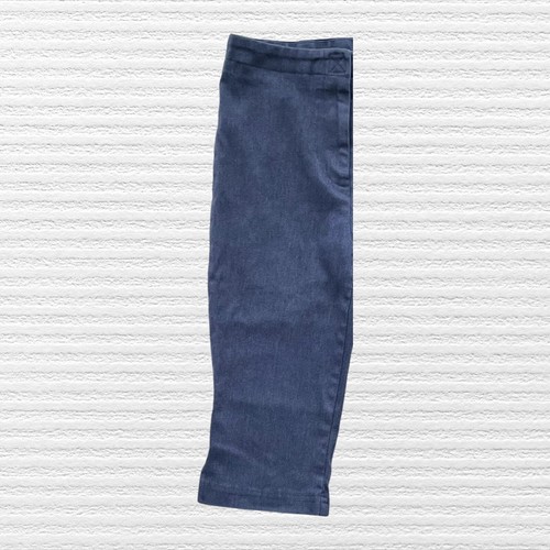 Vintage Blue Girls Stretch Capri Pants Blue Vintage Made in USA Size 10 - Picture 5 of 11