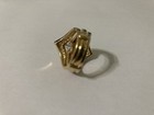 Ladies Diamond Ring - w/3 Bands (14Kt Yellow Gold). Ring Size: 5 — photo 5