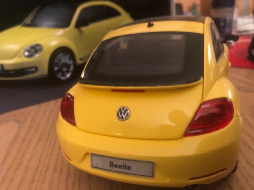 1:18 VW Beetle The new Coupe Yellow Kyosho rare - Picture 3 of 9